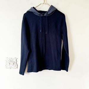 Robert Barakett Blairhall Navy Cotton Hoodie Sweatshirt S
